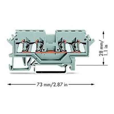 RB2.5-142系列正面接线端子