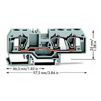 RB10-130系列正面接线端子